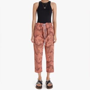 MOTHER The Catch All Ankle Jeans in Mushroom Mayhem